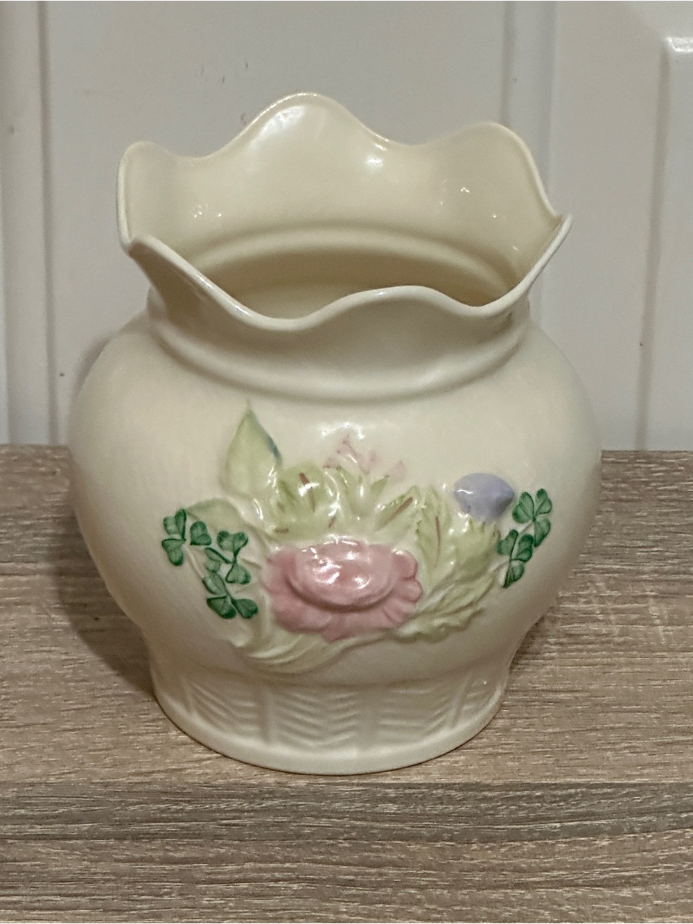 Belleek  In Retrospect ‘Killarney’ Collection Floral Vase 2002